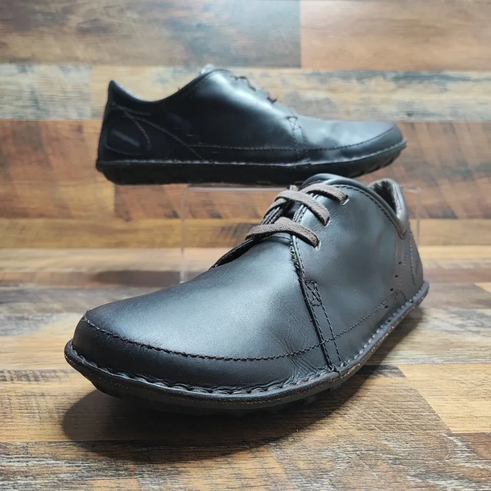 Patagonia Men's Loulu Velvet Brown Leather Oxford Casual Shoes Size 11.5